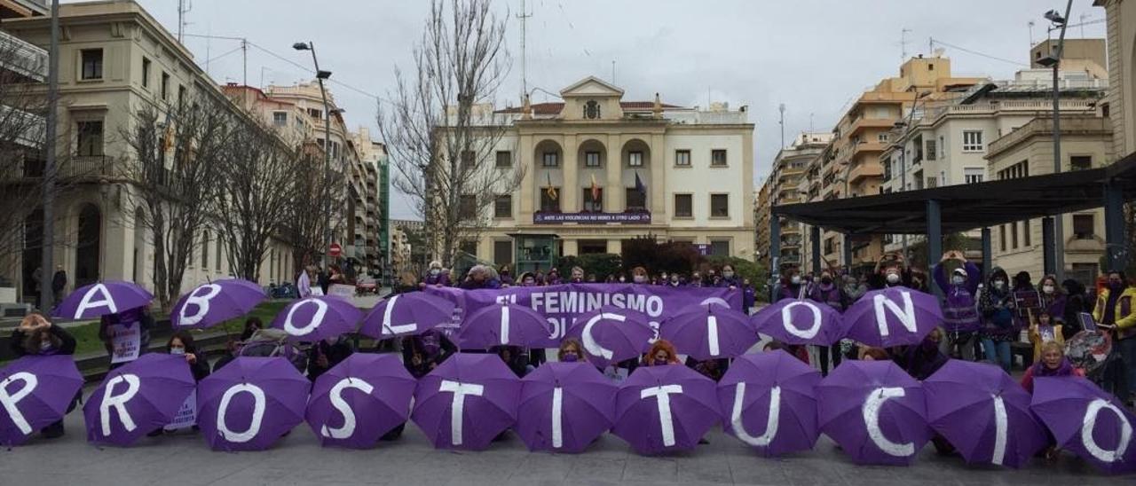 Movilización feminista por la abolición de la prostitución