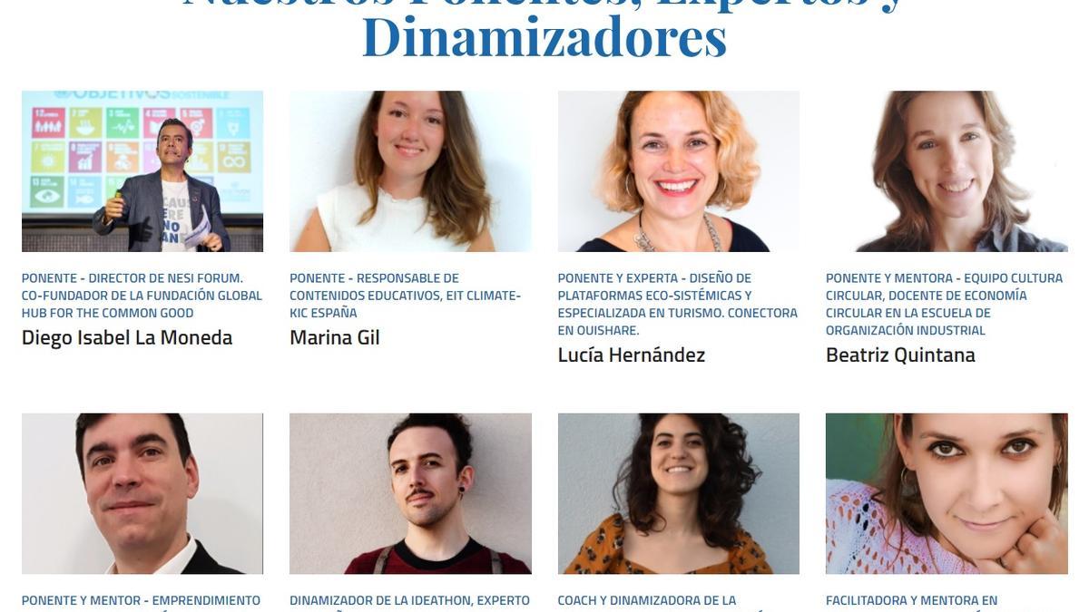 Ponentes que participan en la jornada de Climathon en Zamora