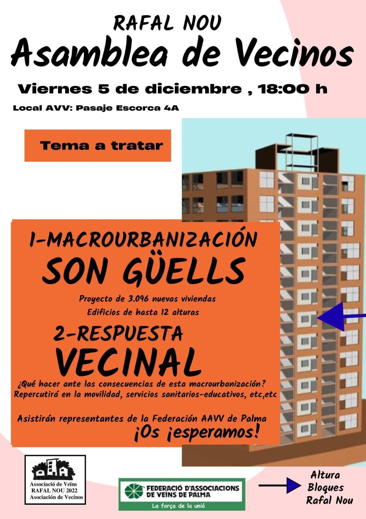 Preocupación por la marcourbanización de Son Güells.