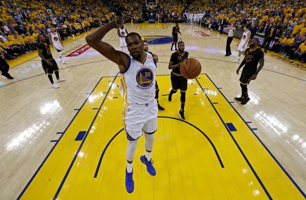 Los Warriors de Kevin Durant, campeones de la NBA