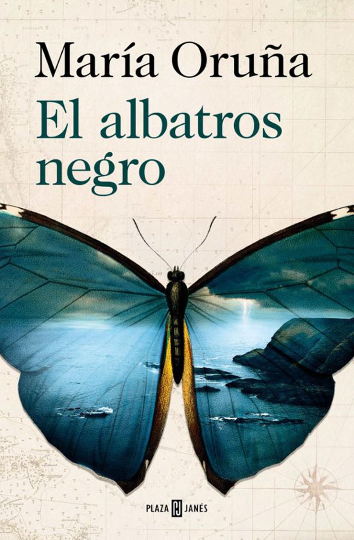 Portada de "El albatros negro", de María Oruña