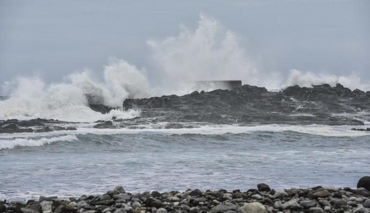 18/11/2018 LAS PALMAS DE GRAN CANARIA. Oleaje ...