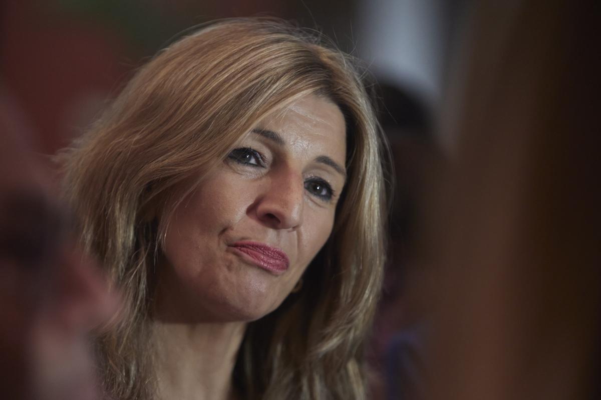 La vicepresidenta segunda del Gobierno, Yolanda Díaz.