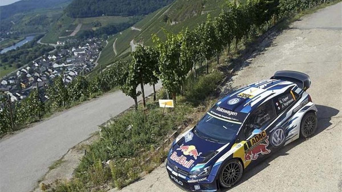 Ogier empieza con buen pie el rally de Alemania