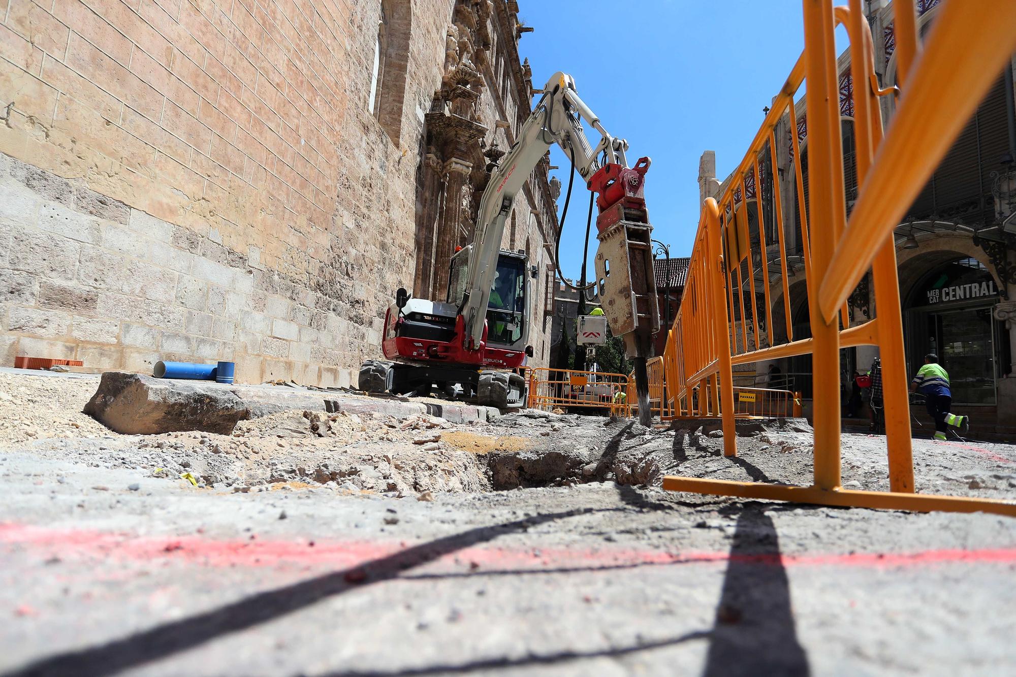 Así avanzan las Obras de la Plaza de Brujas