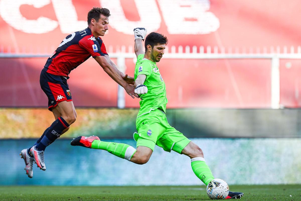 Karlo Letica, durante su etapa en Italia