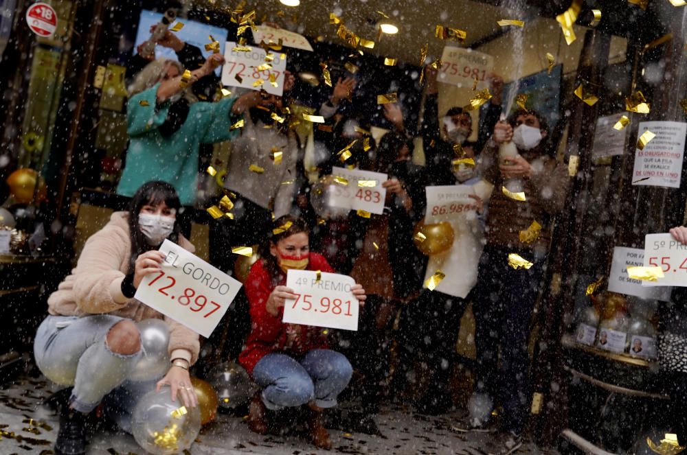 Los premiados de la Lotería de Navidad 2020