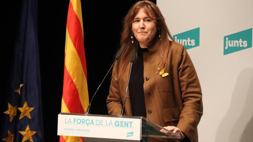 Borràs: &quot;Preferim el risc que l&#039;amnistia es consideri no constitucional que deixar gent abandonada&quot;