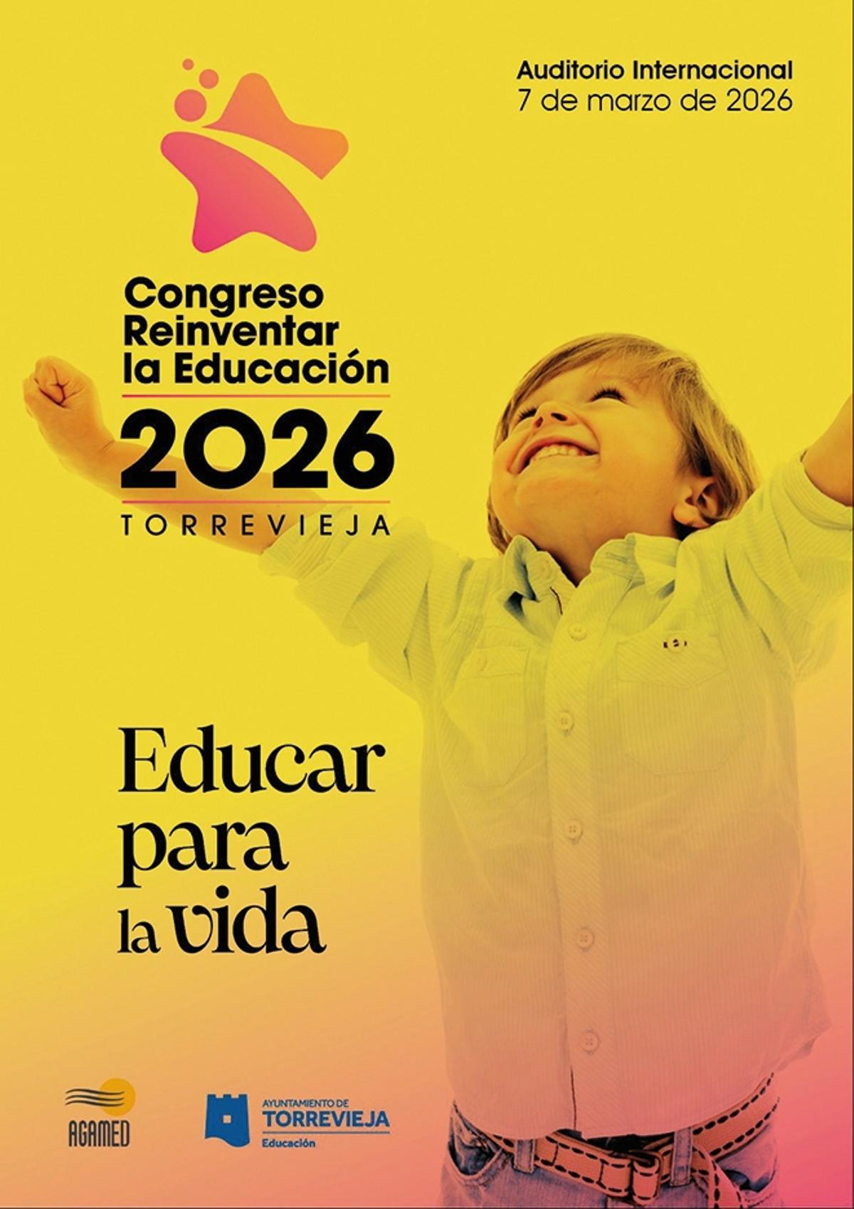 Cartel anunciador del Congreso Reinventar la Educación