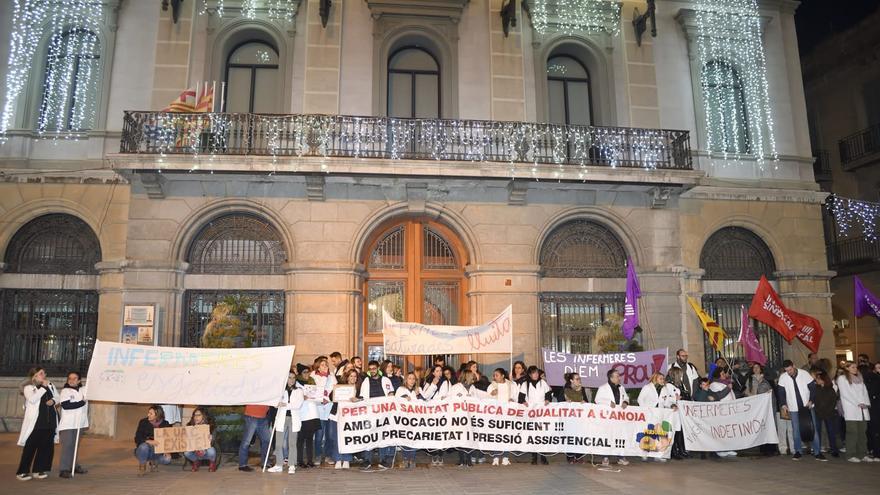 Els sindicats d&#039;infermeria completen una setmana de protestes a Igualada