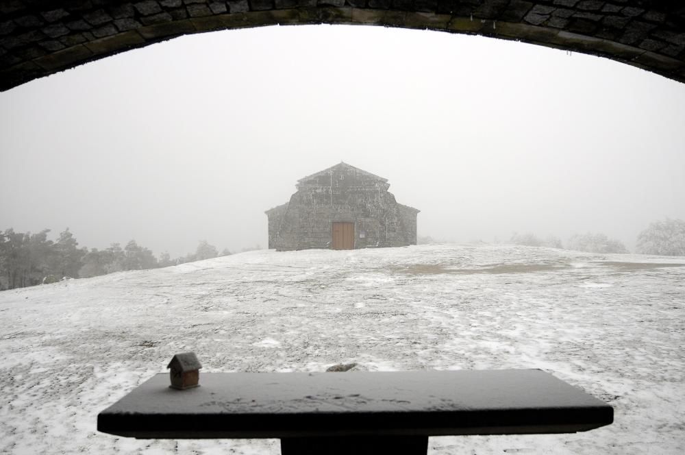 Un manto de nieve para recibir a la primavera