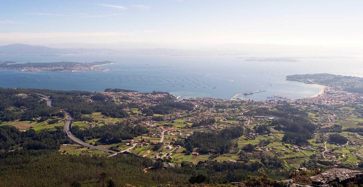 Las vistas desde el mirador de A Curotiña