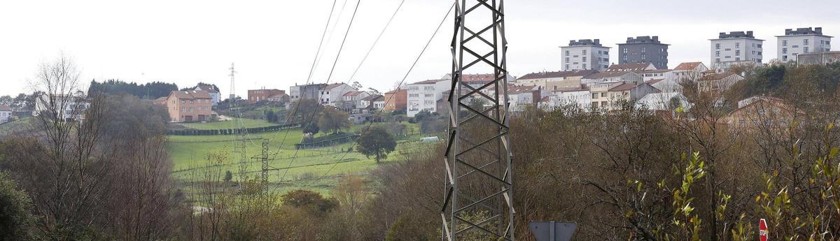 Prados de Mallou en los que se levantará en Ensanche Norte