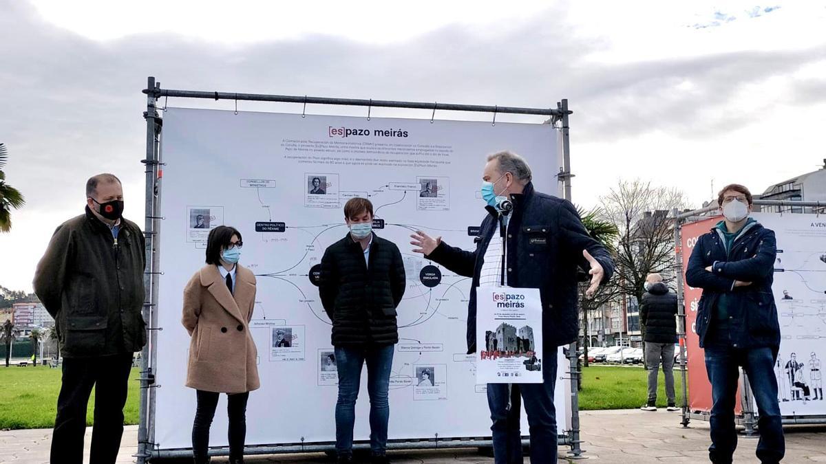 Sada acoge una exposición gráfica sobre la historia del Pazo de Meirás