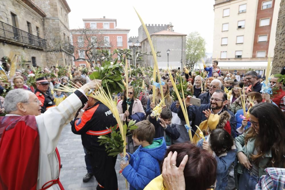 Procesión de la Borriquilla en Gijón