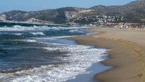 La playa de Castelldefels.