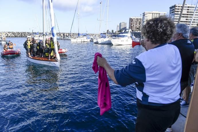 21-09-19 DEPORTES. BAHIA DEL PUERTO. LAS PALMAS DE GRAN CANARIA. Vela latina. Desempate Guanche-Tomás Morales por el título del Campeonato. Fotos: Juan Castro.  | 21/09/2019 | Fotógrafo: Juan Carlos Castro