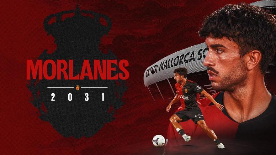 Manu Morlanes renueva con el Mallorca hasta 2031