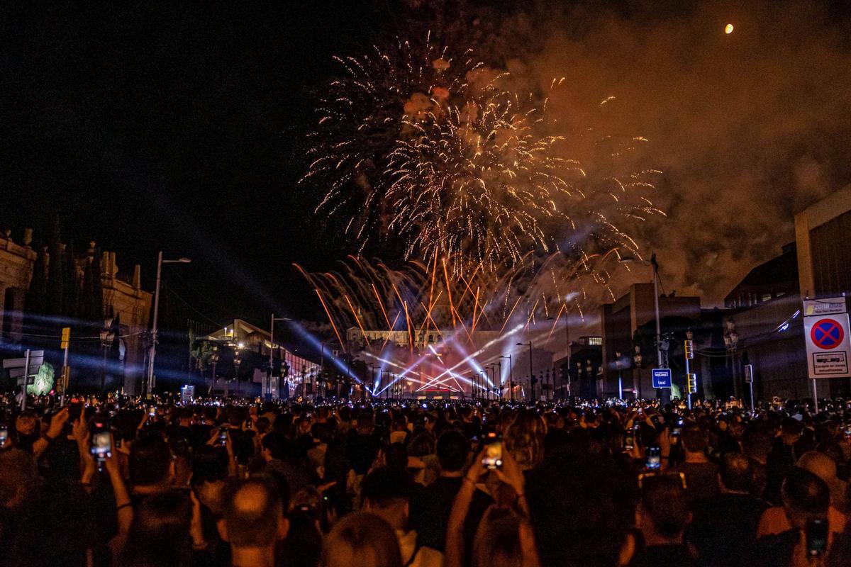 El Piromusical cierra la Mercè a ritmo de Sónar