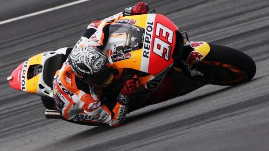 Primera jornada de ensayos de Moto GP en Sepang