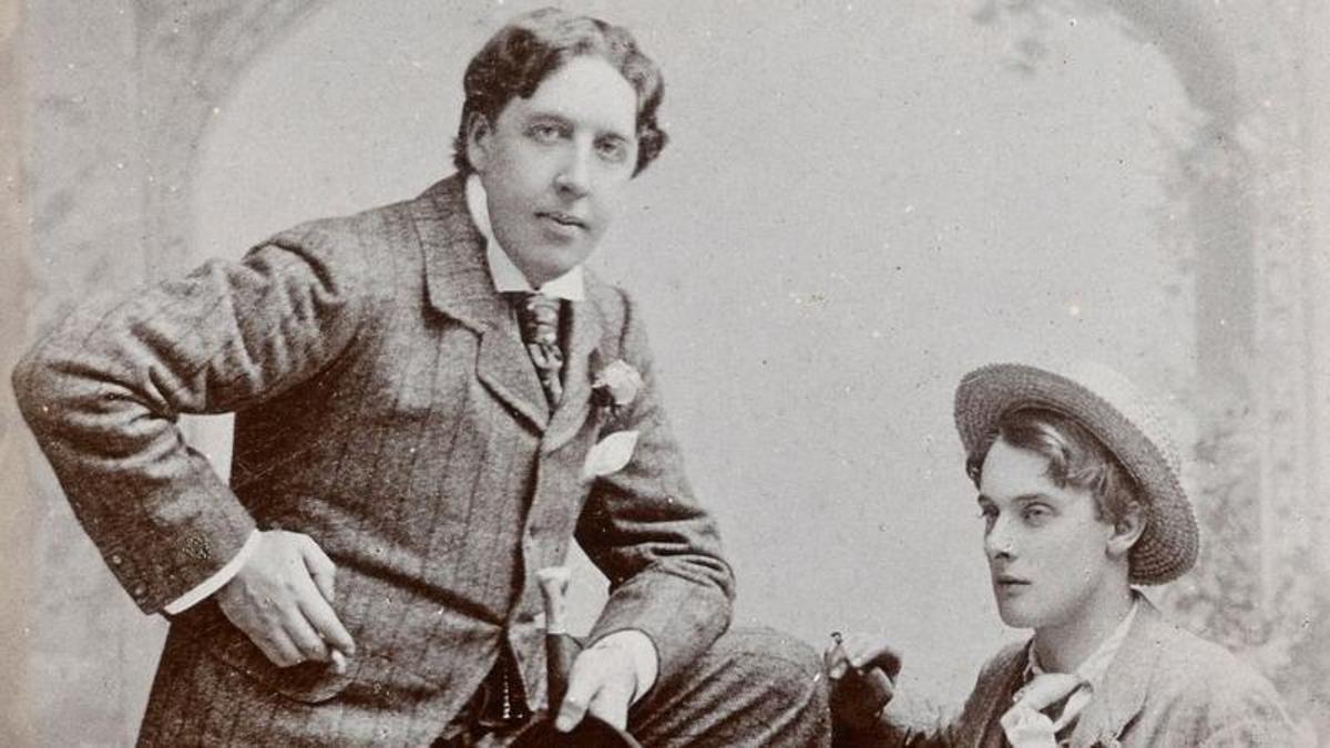 Oscar Wilde y Lord Alfred Douglas.