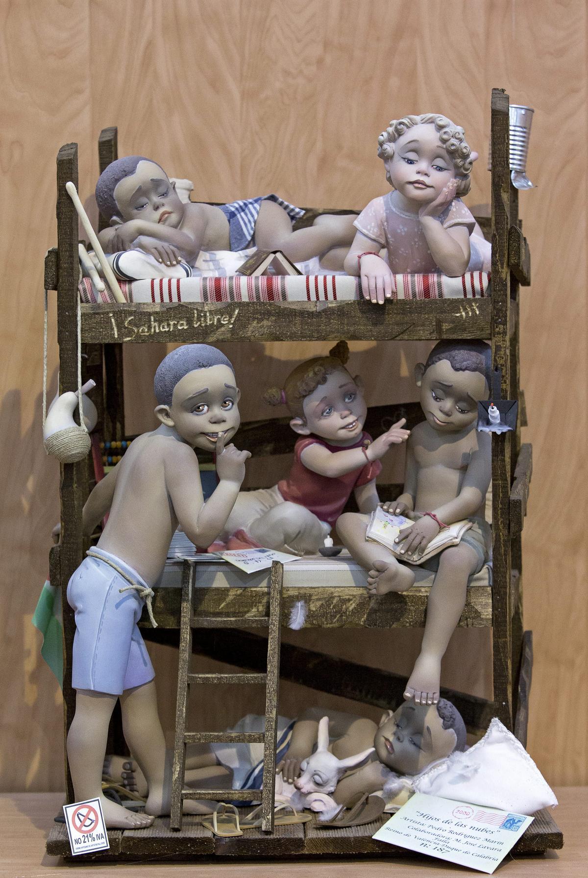 Ninot indultat infantil 2013 para Reino de València-Duque de Calabria.