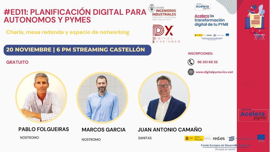 Castellón acogerá el evento gratuito de planificación digital para PYMEs y autónomos en noviembre