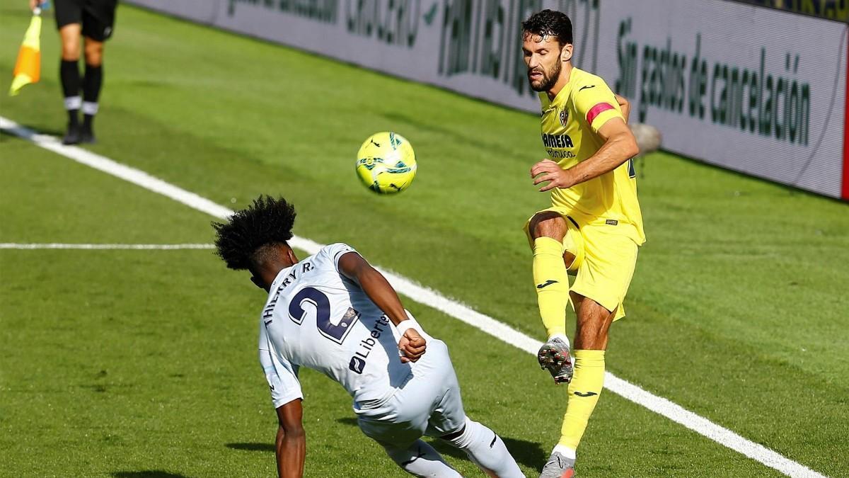 Correia y Pedraza durante el duelo de la primera vuelta