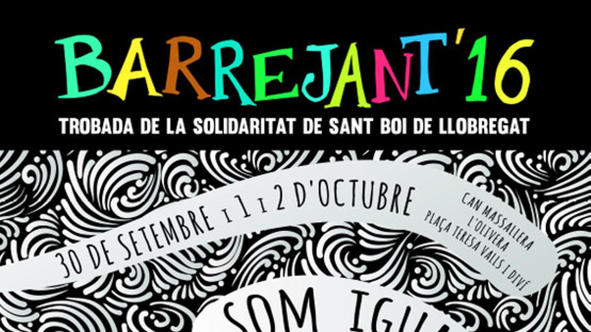 Cartel del 'Barrejant' 2016.