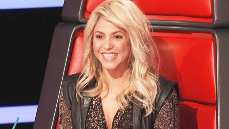 Shakira en el programa &#039;The Voice&#039;.