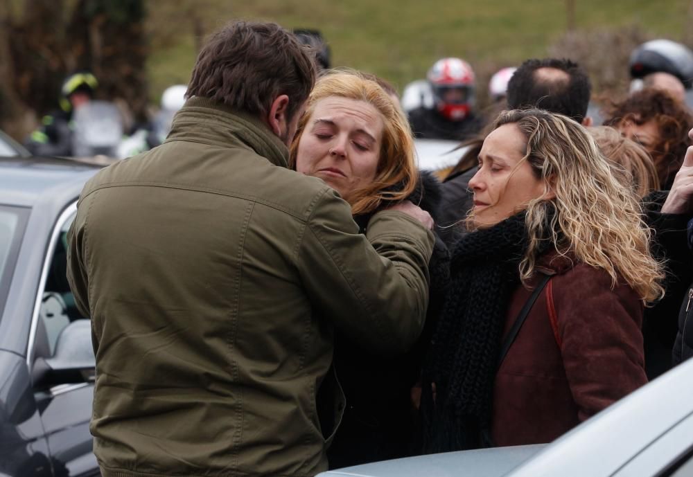 Funeral multitudinario de Rubén Fonseca, el fallecido en el incendio de El Berrón