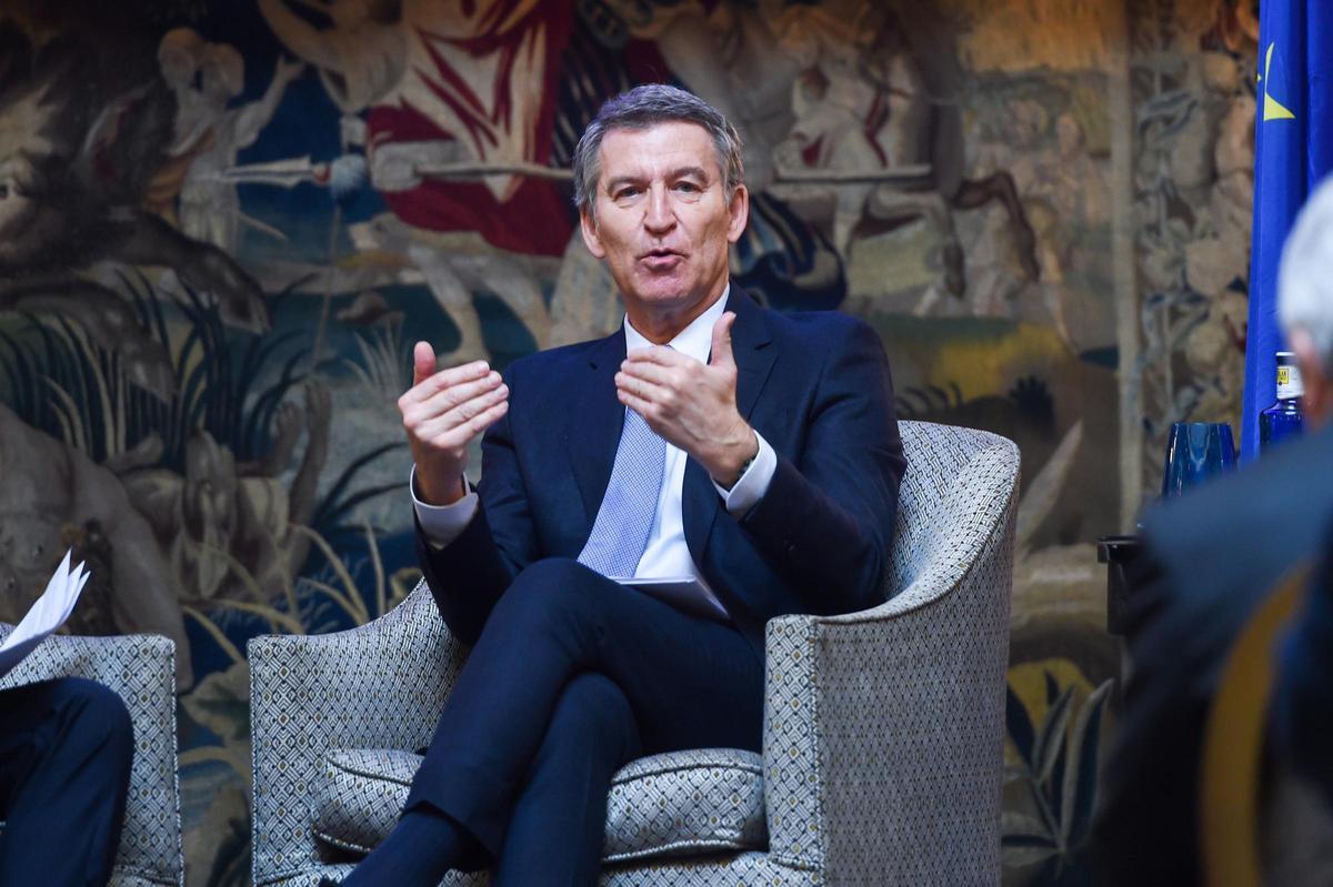 Archivo - El presidente del Partido Popular, Alberto Núñez Feijóo