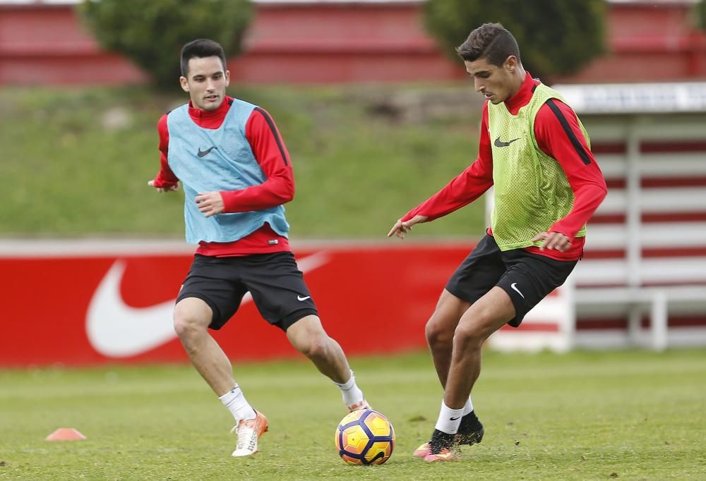 Entrenamiento del Sporting