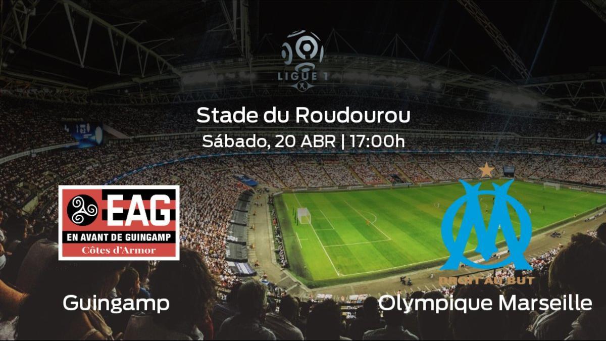 Previa del encuentro: el Olympique Marseille visita al Guingamp en el Stade du Roudourou