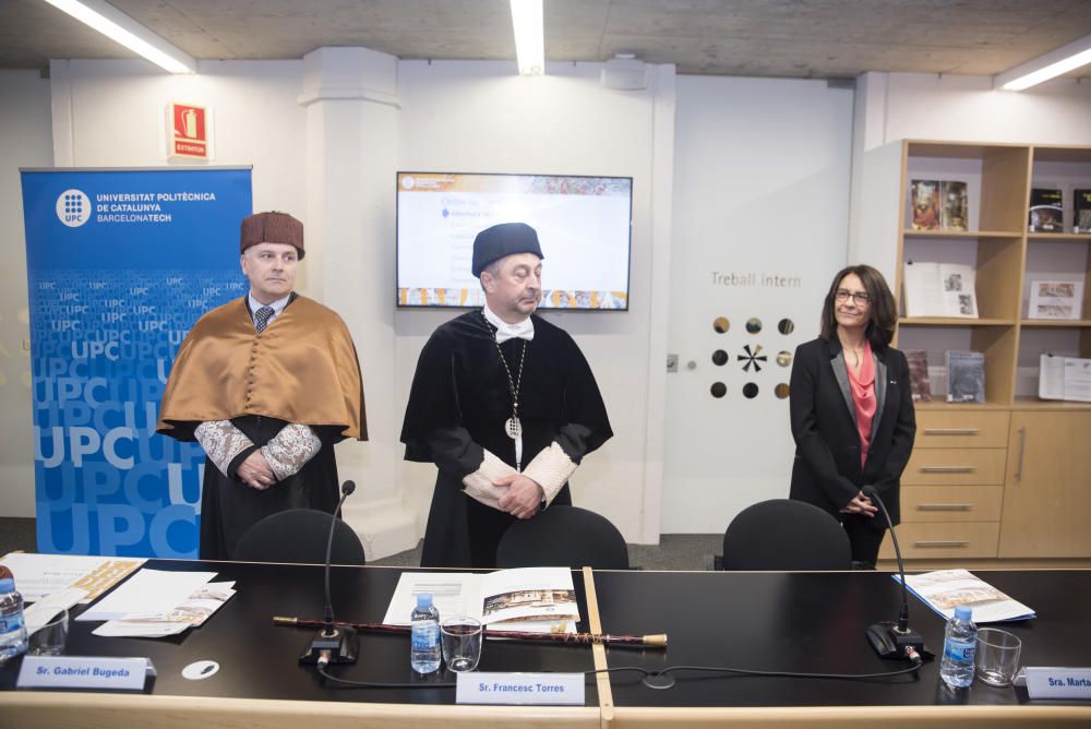 Investidura d'Evert Hoek com a Doctor Honoris Causa per la UPC