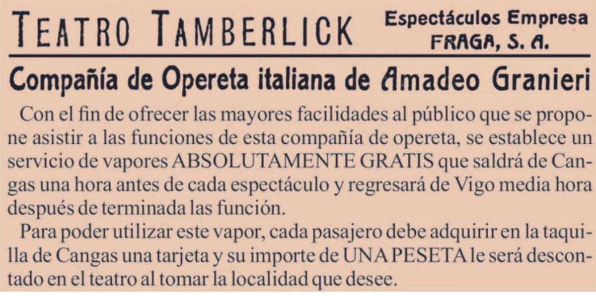 O vapor Vigo inauguraría o correo por mar a Cangas en 1916. | Arquivo do autor