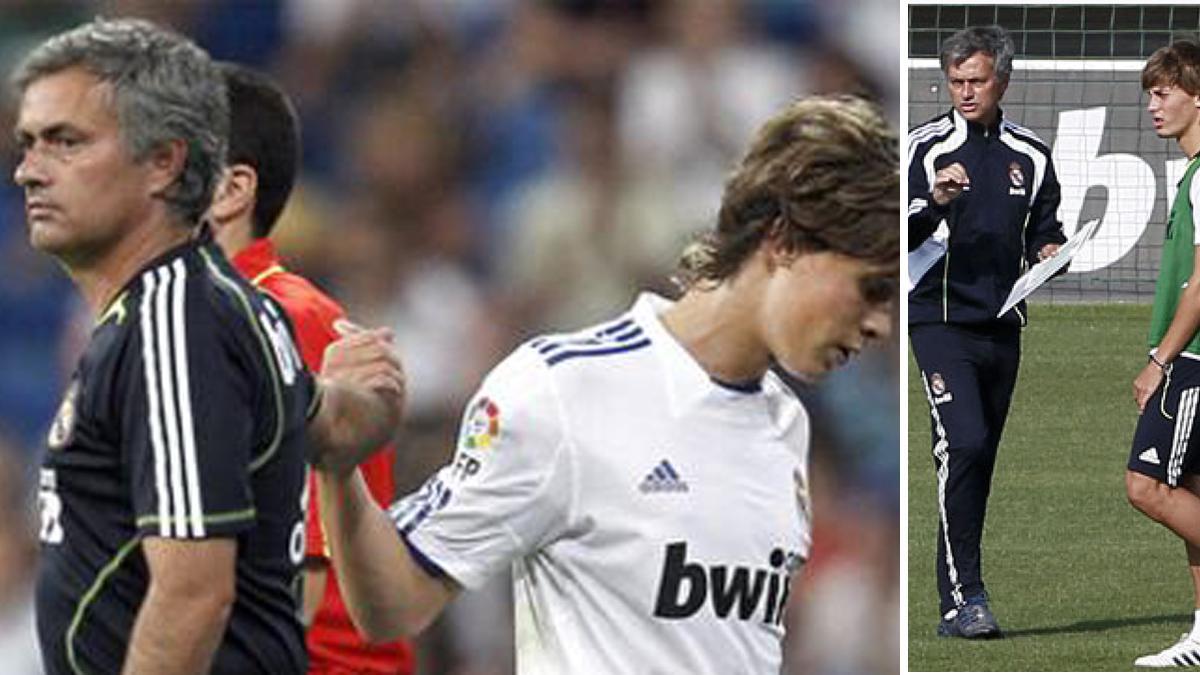 Canales y Mourinho, en el Real Madrid