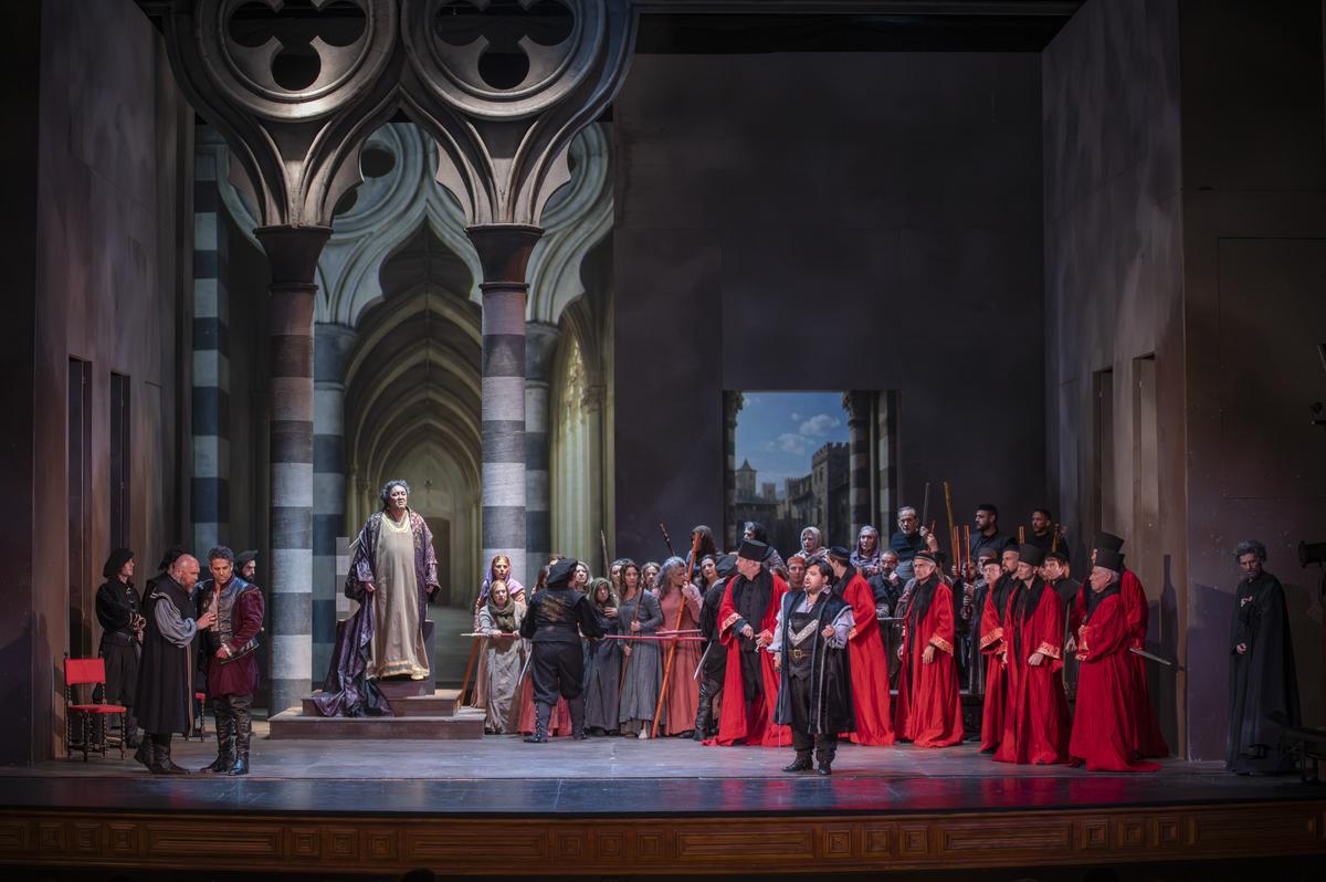 Ensayo general de Simón Boccanegra, tercer título de la 59º temporada de ópera de Las Palmas de Gran Canaria