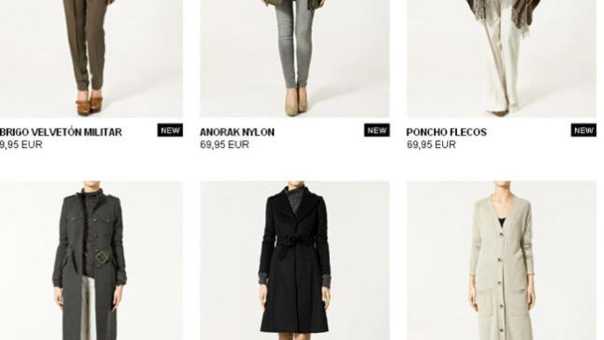 Zara online en Austria, Bélgica, Holanda, Irlanda y Luxemburgo