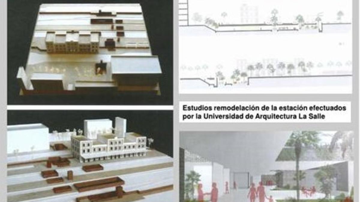 Proyecto de nueva estación de Mataró presentado por el Ayuntamiento a Adif.