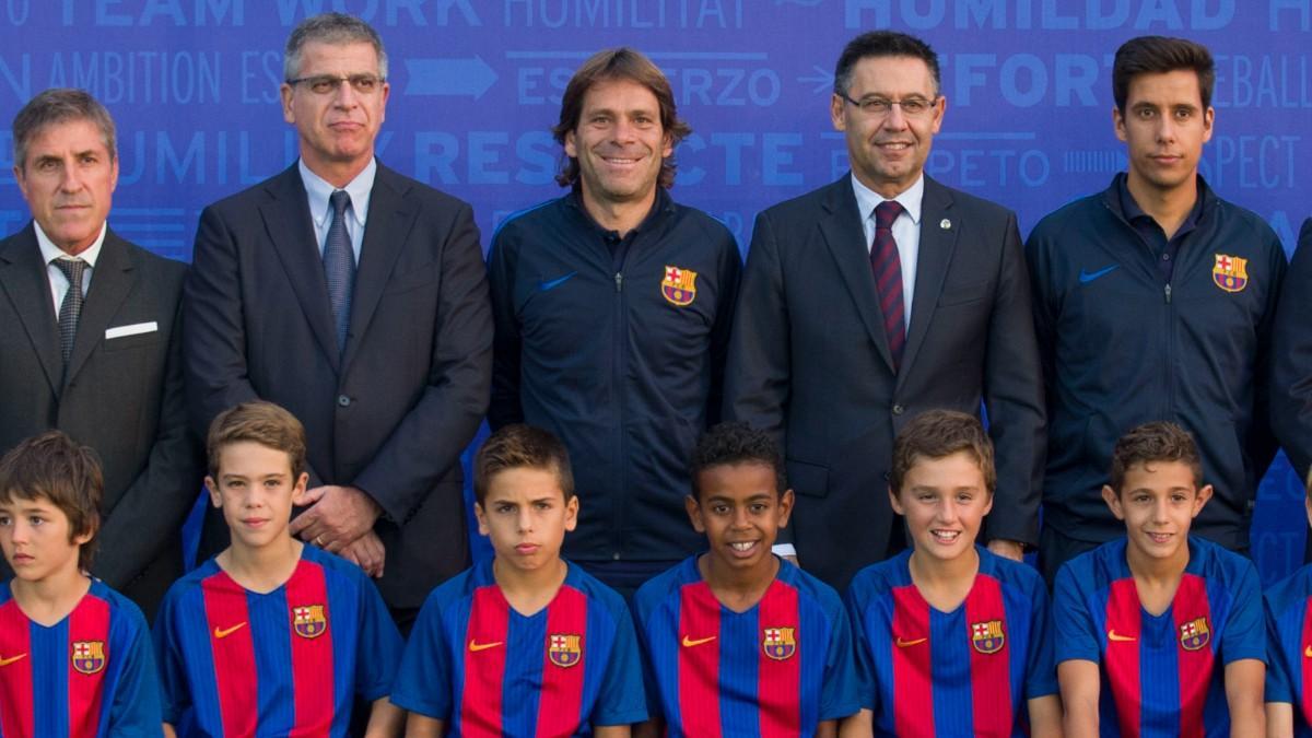 Jordi Font dirigió a Lamine Yamal en el Benjamín A del Barça