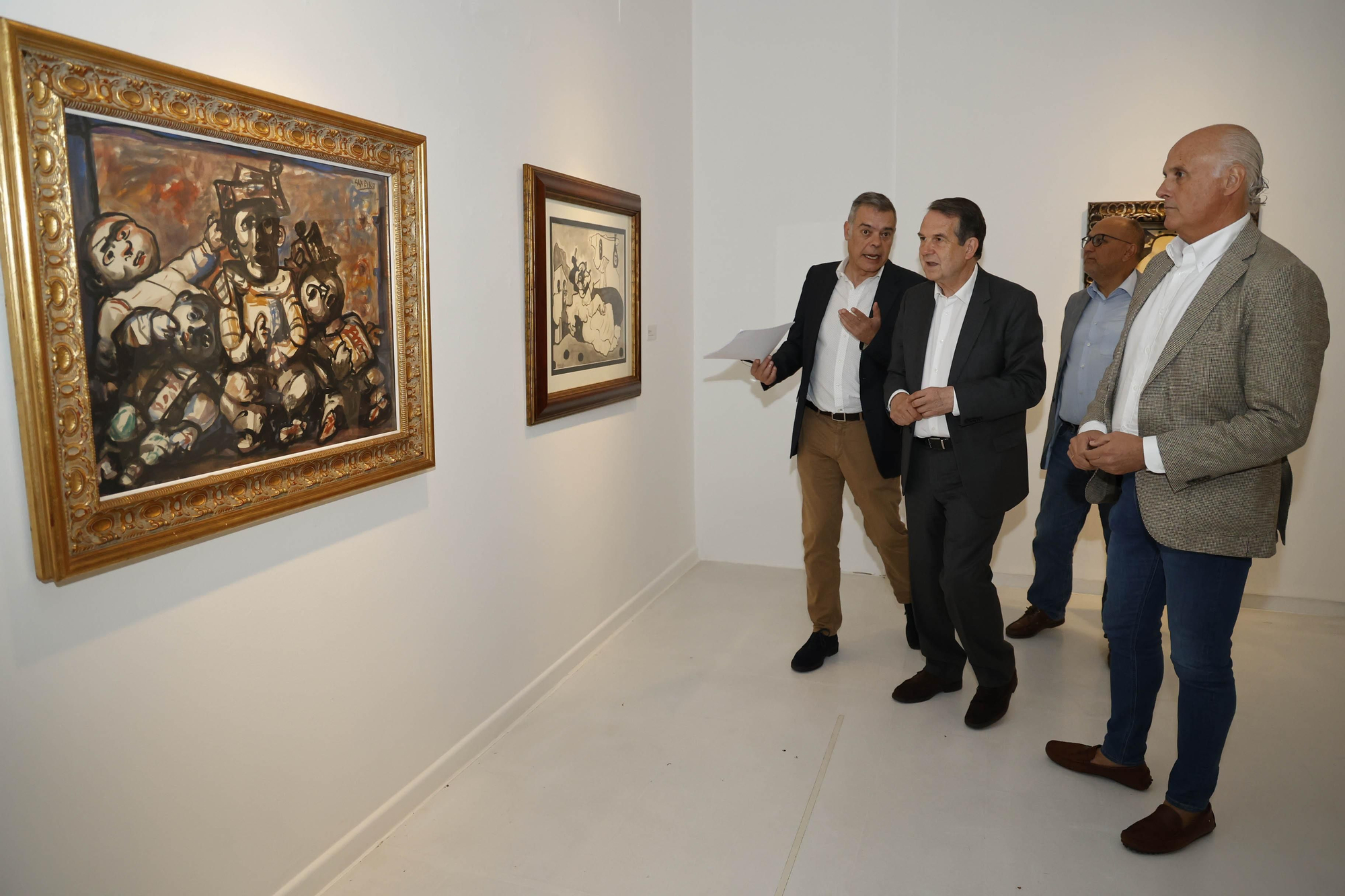 Inauguración da exposición Laxeiro descoñecido II. Obas inéditas da segunda época