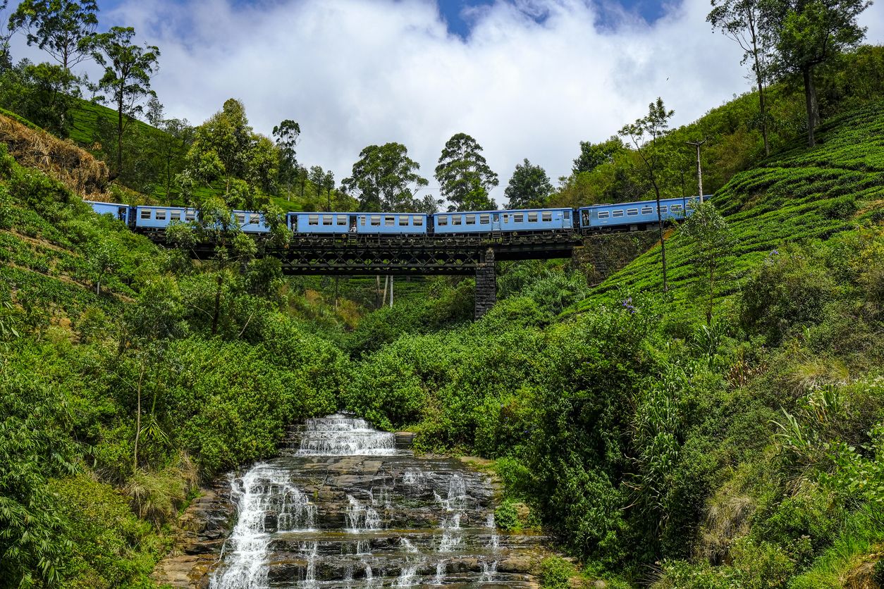 Tren en Sri Lanka.