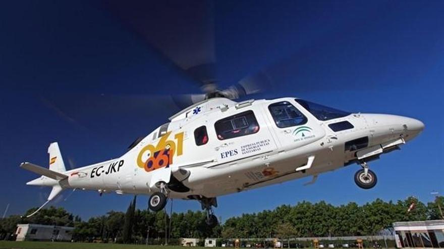 Trasladado en helicóptero al Reina Sofía un hombre herido con una motosierra en Villanueva del Rey