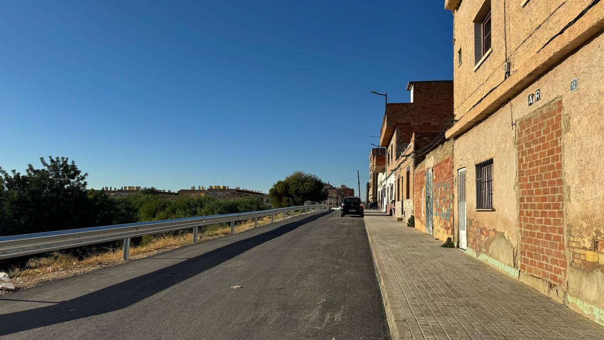 Calle Font del Gerro en el barrio de Santa Rita.