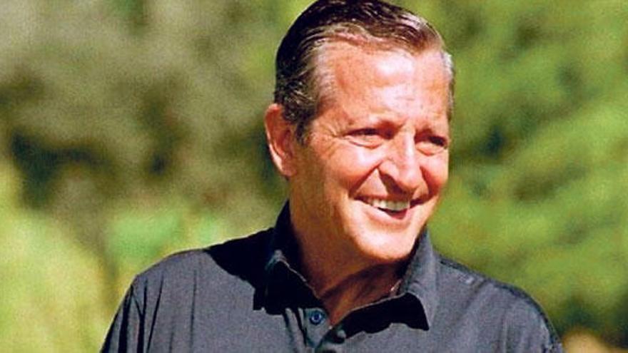 El expresidente, durante un torneo de golf en Son Vida en 1998.