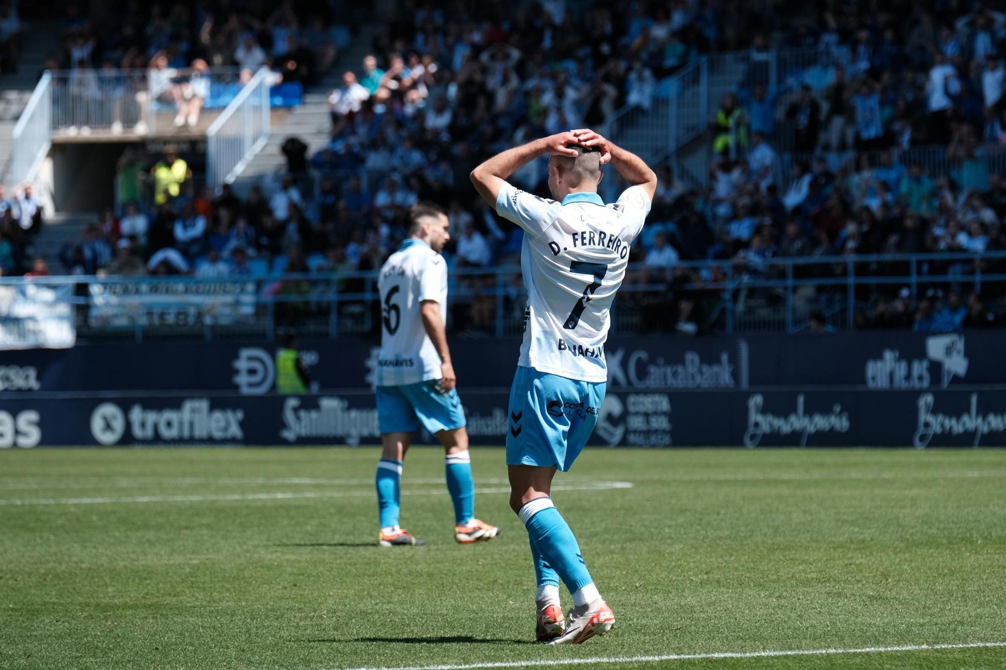 El Málaga CF - Real Murcia, en fotos