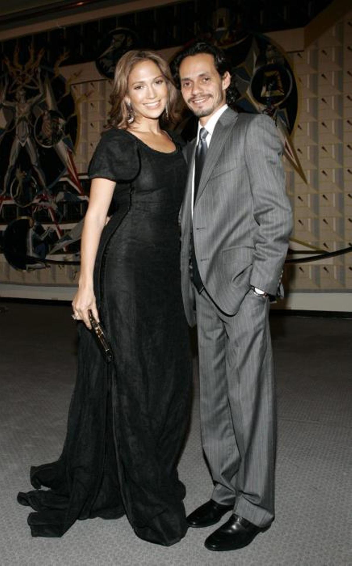 Jennifer Lopez y su esposo Marc Anthony en 2005 Jennifer Lopez y su esposo Marc Anthony en 2005