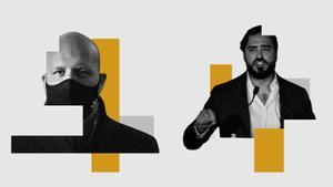 Álvaro Romillo, a la izquierda, asegura que entregó 100.000 euros en efectivo a Alvise Pérez