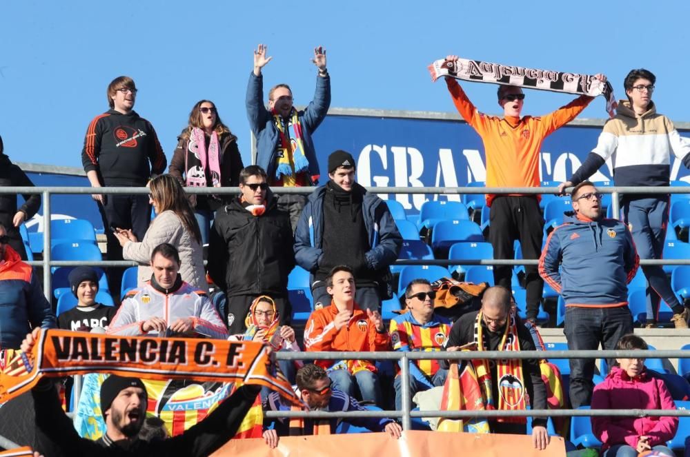 Aficionados del Valencia en Getafe